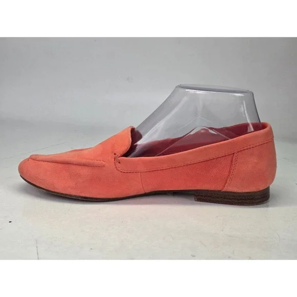 Aldo Joeya Loafers Women's Size 8 Orange Suede Slip On Pointed Toe Shoes - Picture 3 of 16